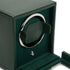 Cub Single Watch Winder With Cover (Green)